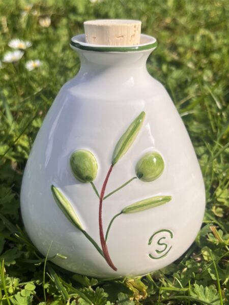 Soleria Olive oil ceramic bottle, Soleria Keramikflasche für Olivenöl 250 ml