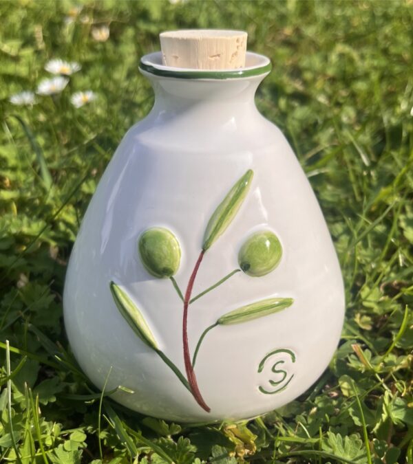 Soleria Olive oil ceramic bottle, Soleria Keramikflasche für Olivenöl 250 ml